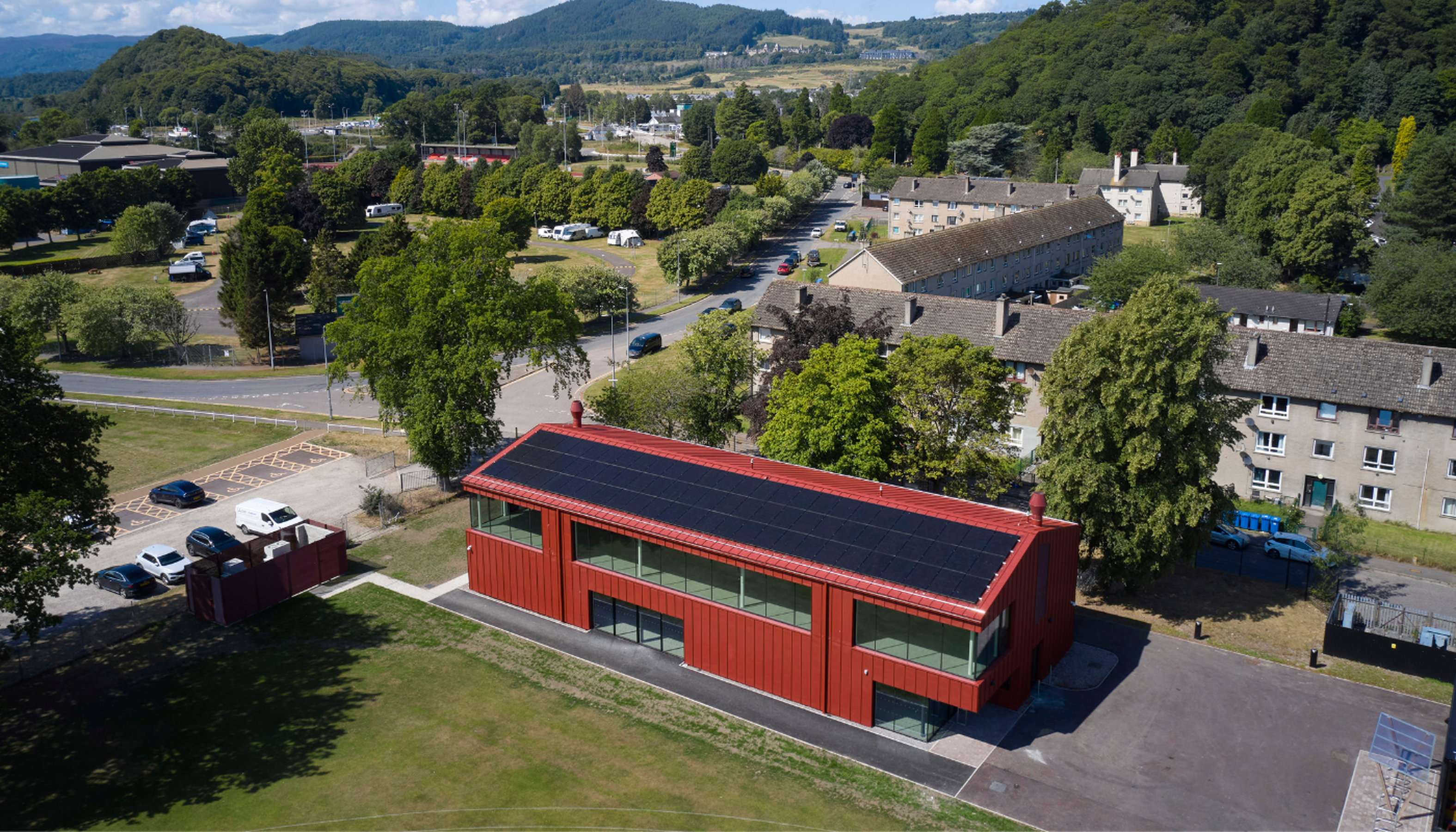 Bught Stadium Glazing